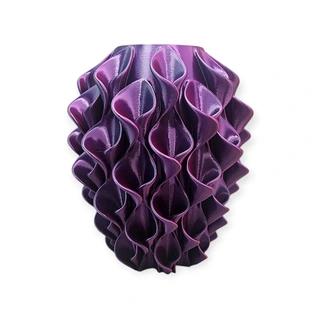 3D Vaas Florea Ø22x25 cm - Fire Night - afbeelding 4