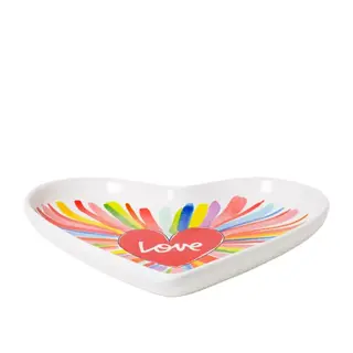 Blond Amsterdam Valentine Heart Plate Rainbow - afbeelding 2