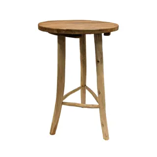 Van der Leeden Bartafel Teak - Ø70 cm - afbeelding 1