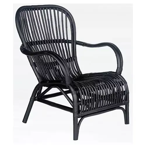 Van der Leeden Stoel Bandung Spider - Zwart