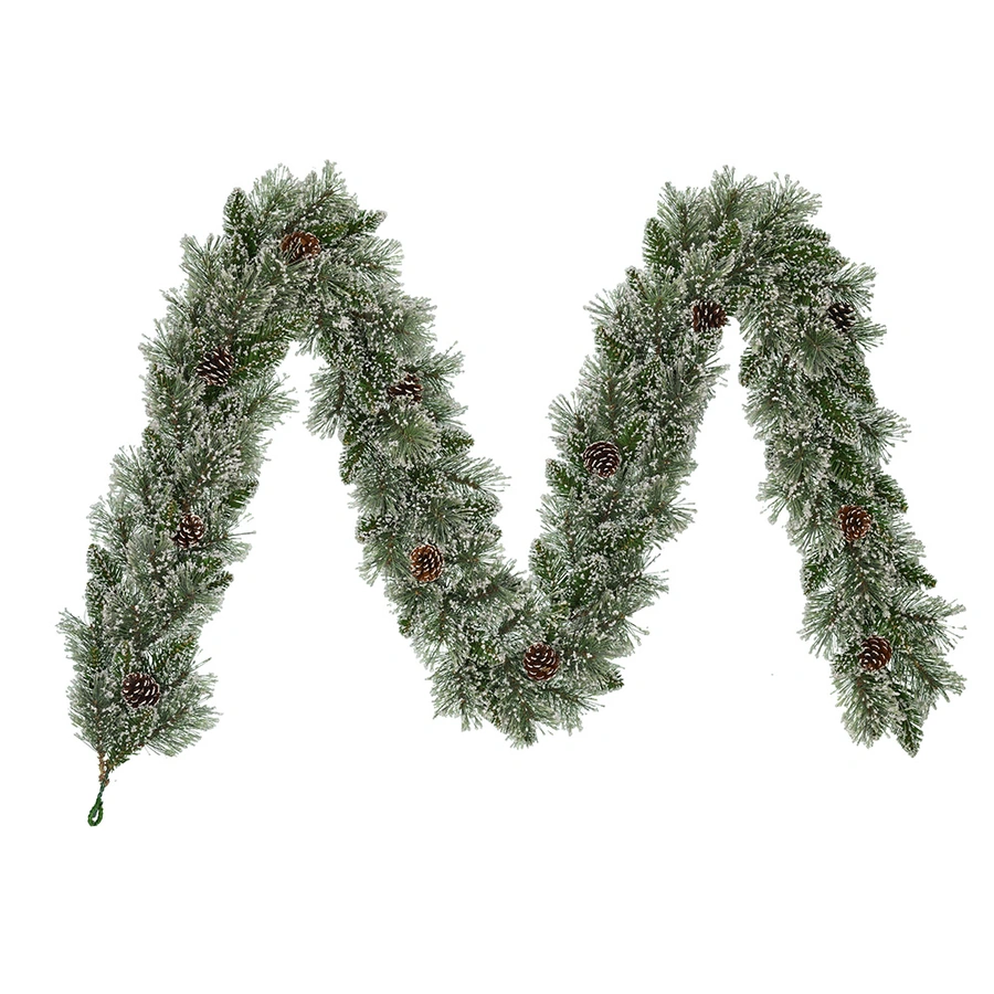 Black Box Guirlande Vandans Frosted Groen - 270 cm