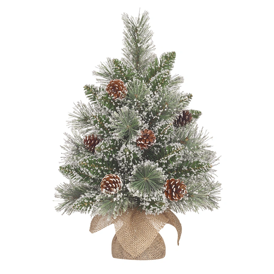 Black Box Mini Kunstkerstboom Vandans Frosted Groen - Ø30x45 cm