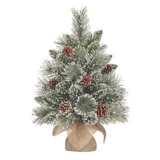 Black Box Mini Kunstkerstboom Vandans Frosted Groen - Ø30x45 cm