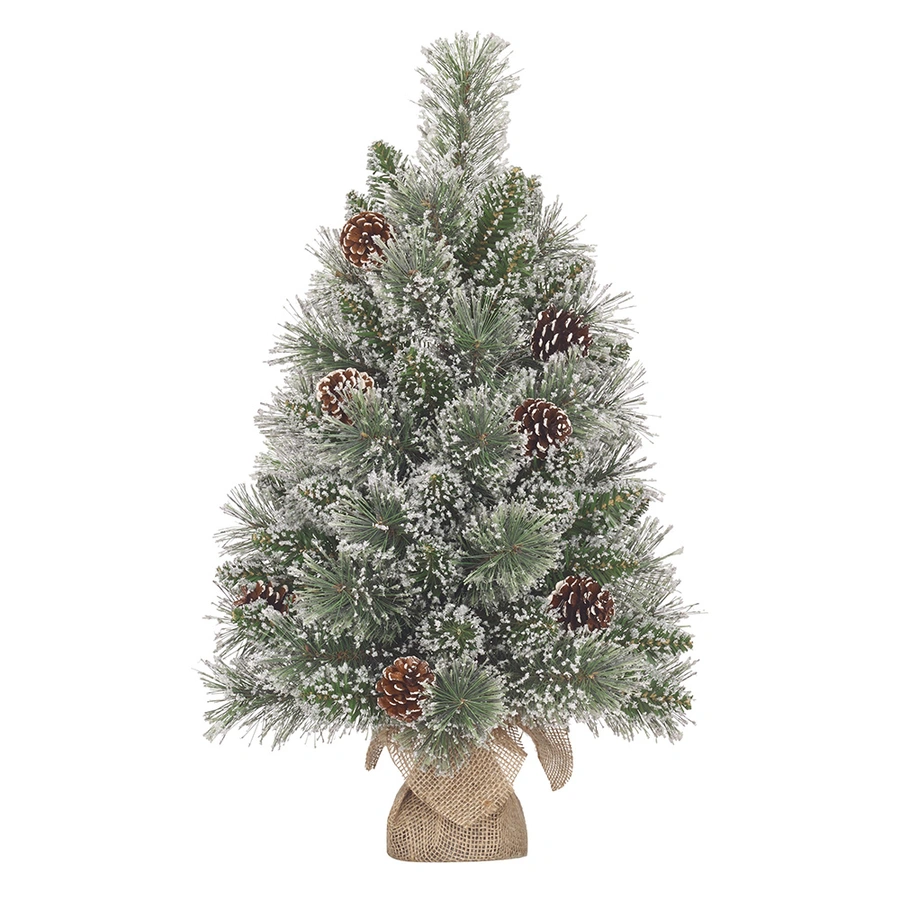 Black Box Mini Kunstkerstboom Vandans Frosted Groen - Ø36x60 cm