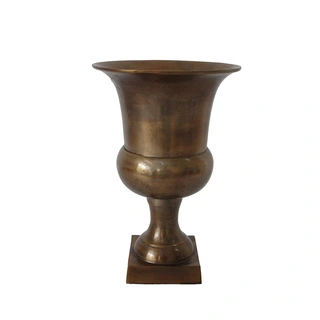 Vase aluminium Ant.brass Large - 25x40 cm