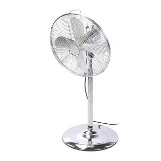 Ventilator Staand Chroom - 40 cm