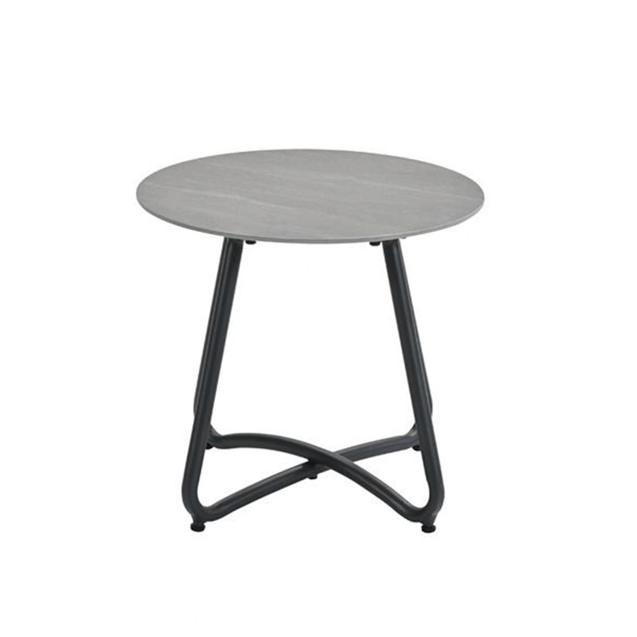 Garden Impressions Vento Bijzettafel Carbon Black - Ø45xH41 cm - afbeelding 1