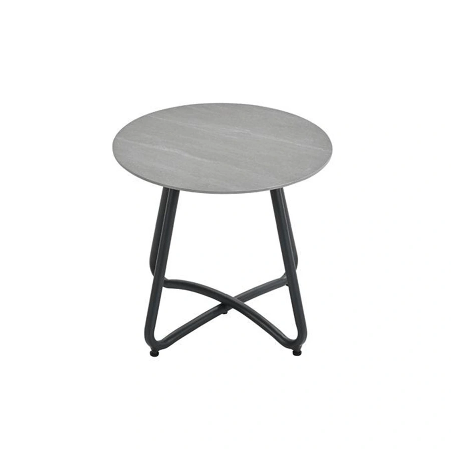 Garden Impressions Vento Bijzettafel Carbon Black - Ø45xH41 cm - afbeelding 2