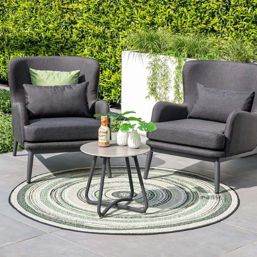 Garden Impressions Vento Bijzettafel Carbon Black - Ø45xH41 cm - afbeelding 3