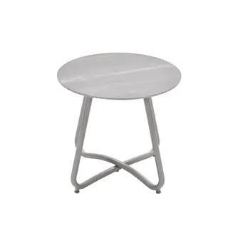 Garden Impressions Vento Bijzettafel Taupe - Ø45xH41 cm