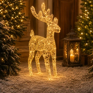 Verlichte kerstfiguren
