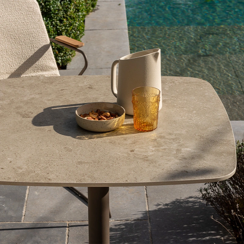 4 Seasons Outdoor Vermont Diningtafel Terre - 75x75 cm - afbeelding 2