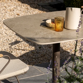 4 Seasons Outdoor Vermont Diningtafel Terre - 75x75 cm - afbeelding 3