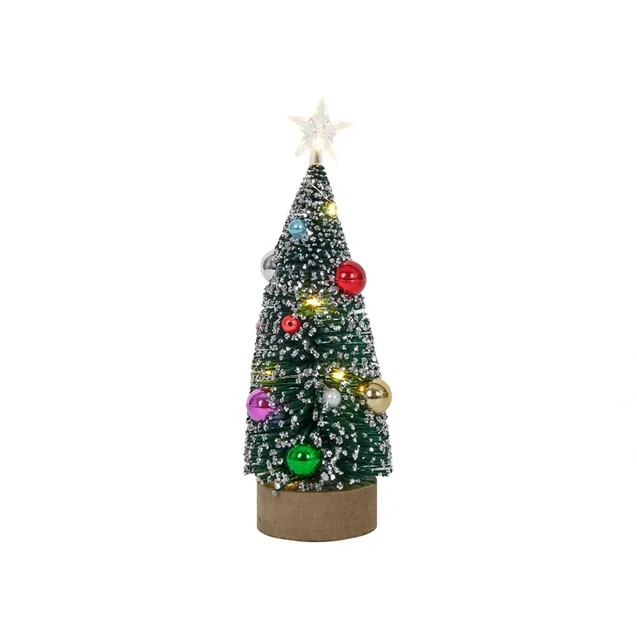 Versierde Kerstboom LED - 24 cm