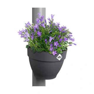 Elho Vibia Campana Regenpijpbakje 19 cm - Antraciet - afbeelding 2