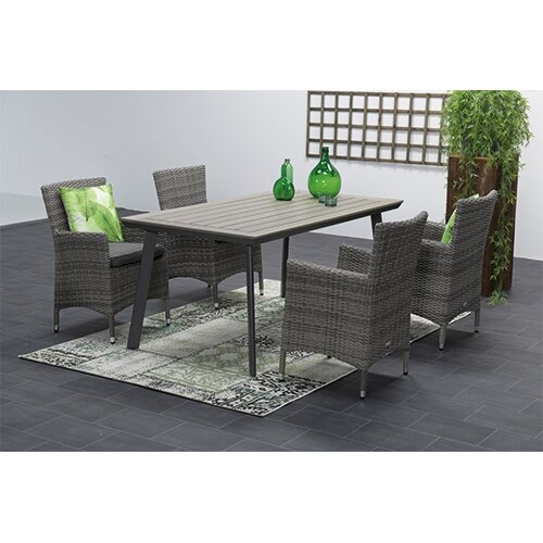 Garden Impressions Vigo Tuintafel 160x90 - Carbon Grey - afbeelding 3