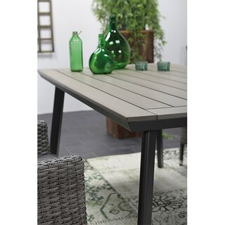 Garden Impressions Vigo Tuintafel 160x90 - Carbon Grey - afbeelding 4