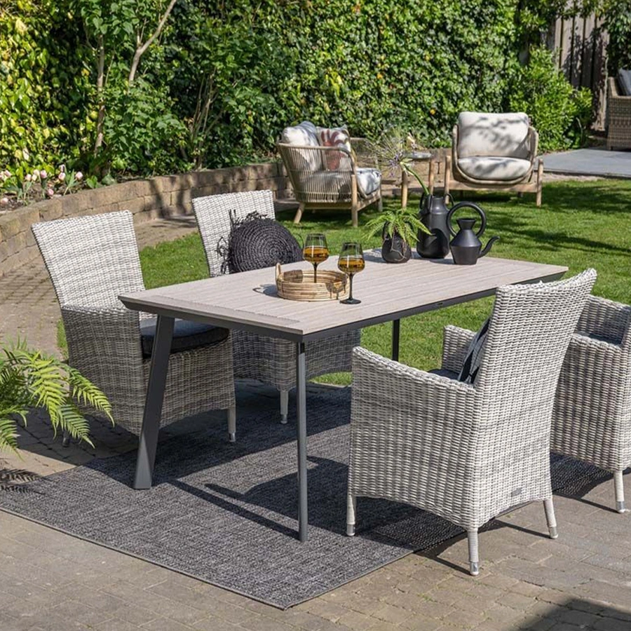 Garden Impressions Vigo Tuintafel Light Teak - 160x90 cm - afbeelding 5
