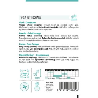 Horti Tops Viola, Viool Oranjezon - afbeelding 2