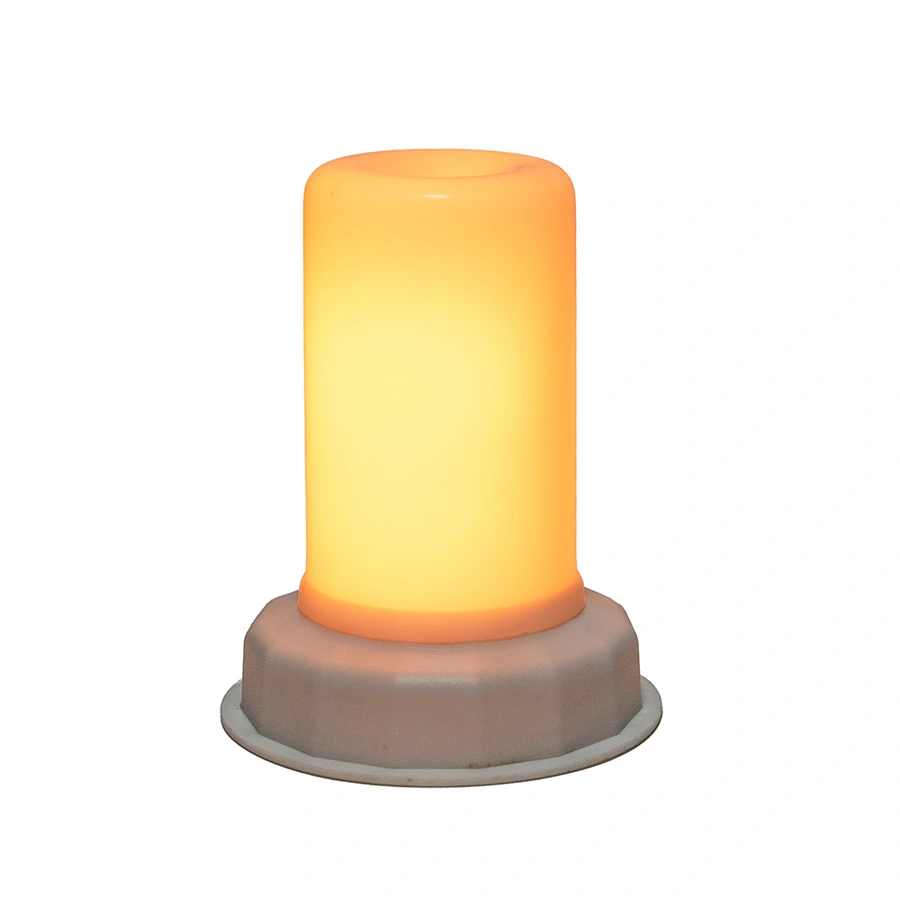 LED Vlamverlichting Ø7,5x9,5 cm - Wit - afbeelding 2