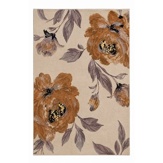 Vloerkleed Bloemen Creme 150x240 cm