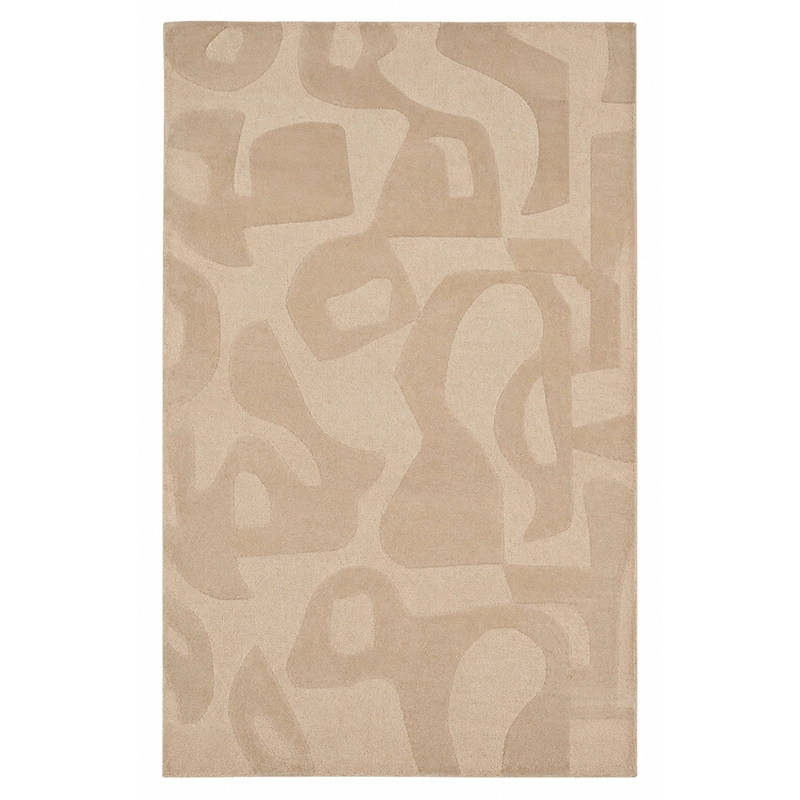 Vloerkleed Figuren Creme 150x240 cm