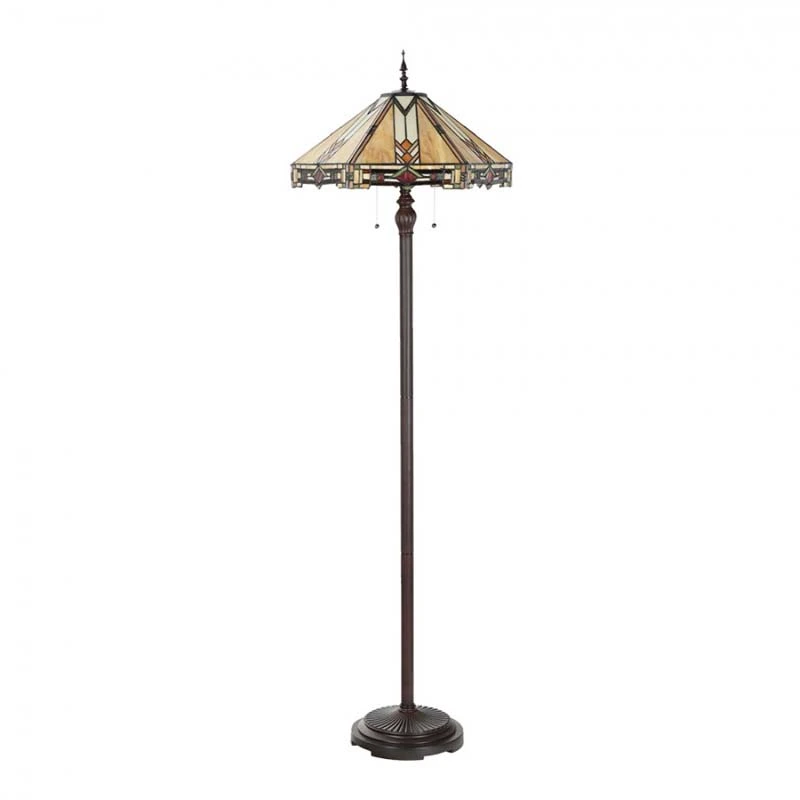 Vloerlamp Tiffany - Ø50x161cm - afbeelding 1