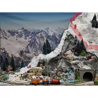 My Village Vormbare Sheet Sneeuw - 120x100 cm - afbeelding 4