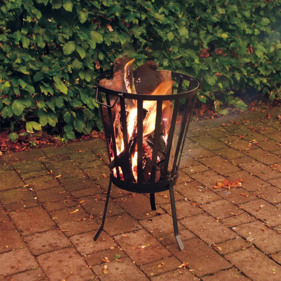 Fancy Flames Vuurkorf Zwart - 57,5 cm - afbeelding 2