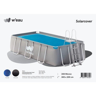 W'Eau Solarcover Rechthoekig - 300x200 cm | Tuincentrum De Boet