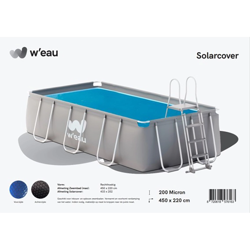 W'Eau Solarcover Rechthoekig - 450x220 cm - afbeelding 1