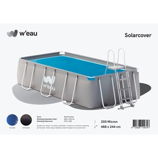 W'eau Solarcover Rechthoekig 488 x 244 cm - afbeelding 1
