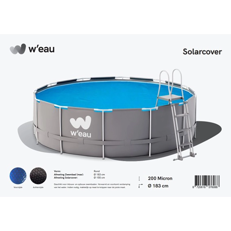 W'eau Solarcover Rond 183 cm - afbeelding 1