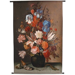 Wandkleed Flowers Velvet Multi - afbeelding 1