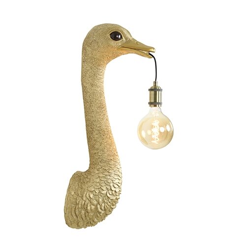 Light & Living Wandlamp 25x19x72 cm OSTRICH goud - afbeelding 3