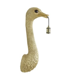 Light & Living Wandlamp 25x19x72 cm OSTRICH goud - afbeelding 1