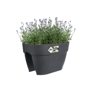 Elho Vibia Campana Flower Bridge Wandpot 40 cm - Antraciet - afbeelding 2