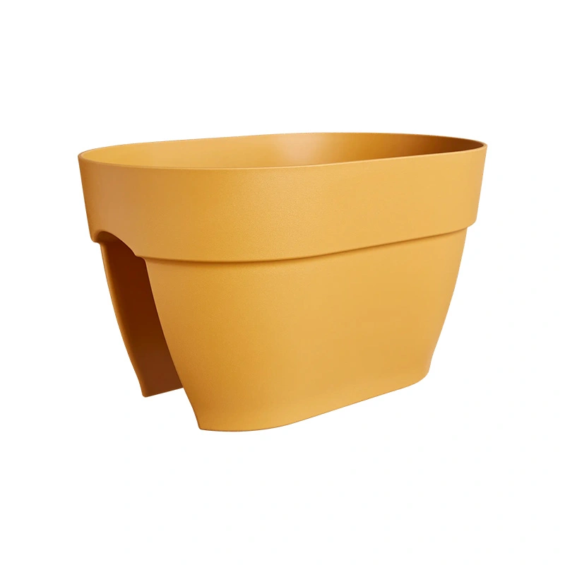 Elho Vibia Campana Flower Bridge Wandpot 40 cm - Honing Geel - afbeelding 1