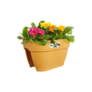Elho Vibia Campana Flower Bridge Wandpot 40 cm - Honing Geel - afbeelding 3