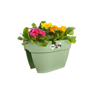 Elho Vibia Campana Flower Bridge Wandpot 40 cm - Pistache Groen - afbeelding 2
