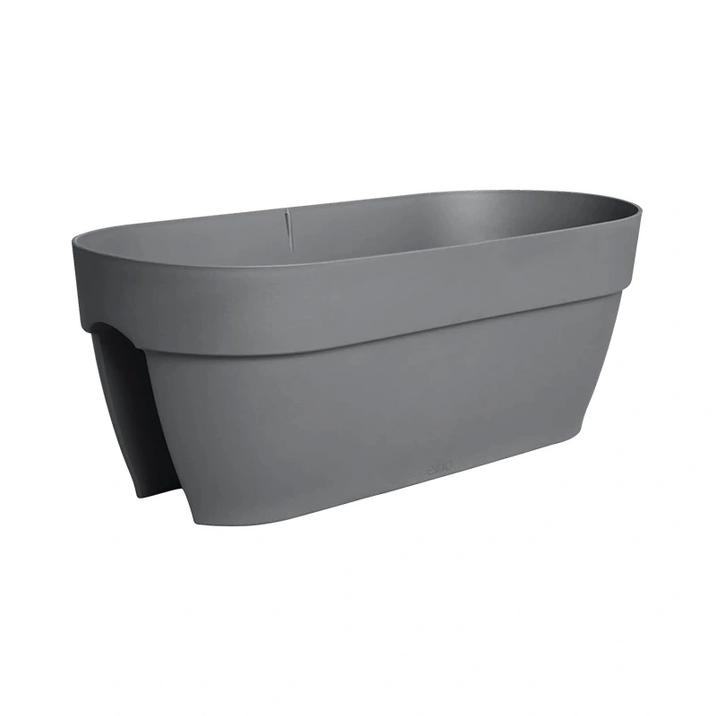 Elho Vibia Campana Flower Bridge Wandpot 60 cm - Antraciet - afbeelding 1