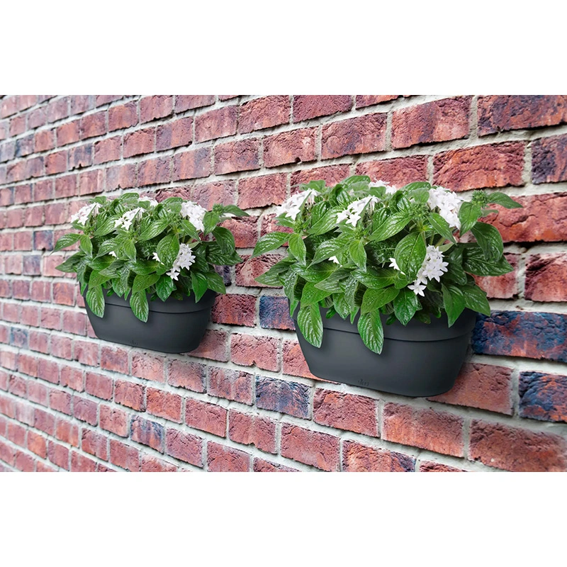 Elho Vibia Campana Wandpot 35 cm - Antraciet - afbeelding 5