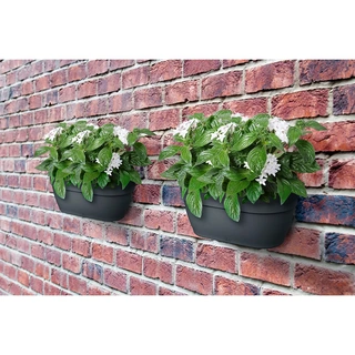 Elho Vibia Campana Wandpot 35 cm - Antraciet - afbeelding 5
