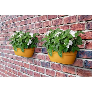 Elho Vibia Campana Wandpot 35 cm - Honing Geel - afbeelding 4