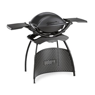 Weber Q2400 stand + werkblad dark grey