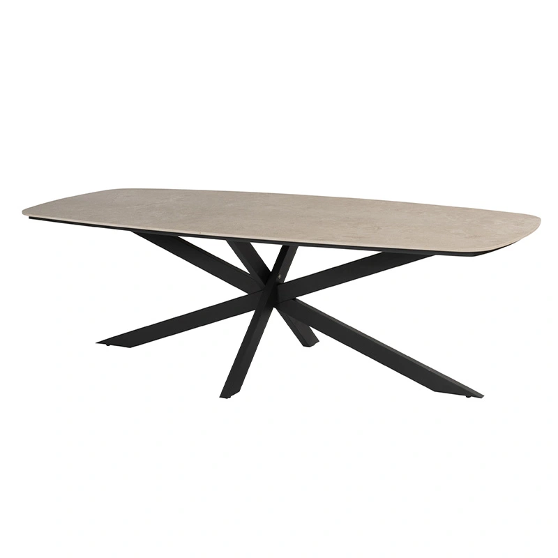 4 Seasons Outdoor Prado Barrel Diningtafel Antraciet - 240 cm - afbeelding 1