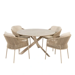 4 Seasons Outdoor Florence Diningset - afbeelding 2