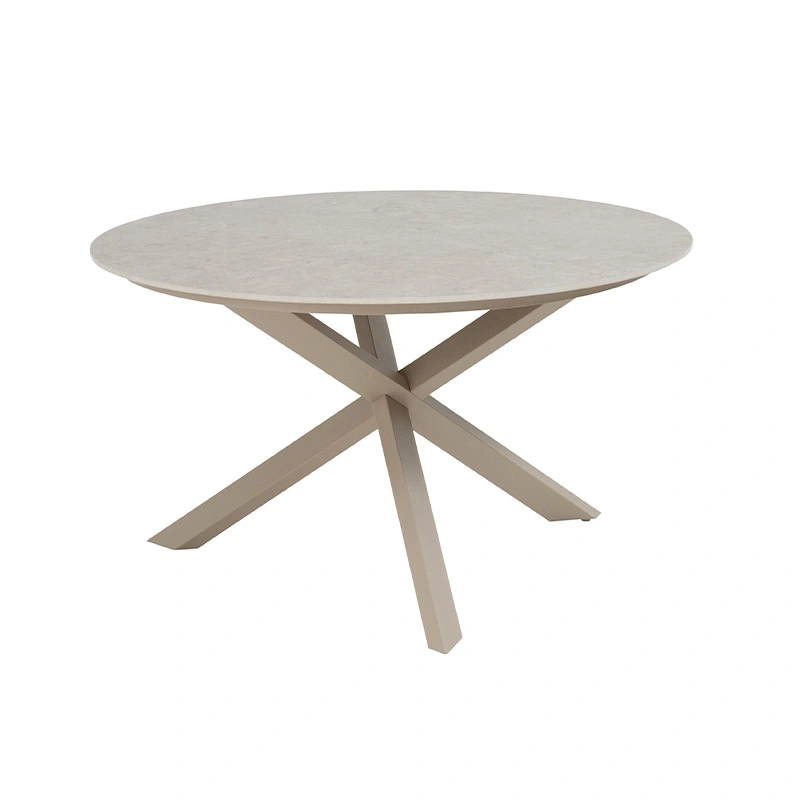 4 Seasons Outdoor Prado Sabbia Panna Diningtafel Latte - Ø130 cm - afbeelding 1