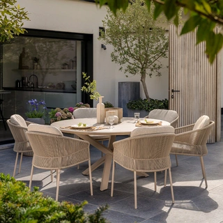 4 Seasons Outdoor Prado Sabbia Panna Diningtafel Latte - Ø160 cm - afbeelding 3