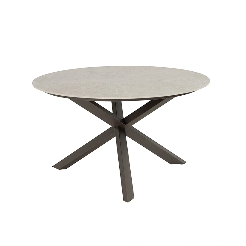 4 Seasons Outdoor Prado Sabbia Panna Diningtafel Terre - Ø130 cm - afbeelding 1